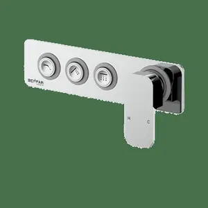 شیر حمام توکار بهفر (براکت) کروم لیما