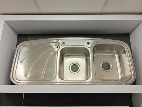 سینک استیل توکار دولگن __برند LETO